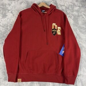 NWT Cleveland Cavaliers Pullover Hoodie Sweatshirt Ultra Game Mens Sz Medium NBA